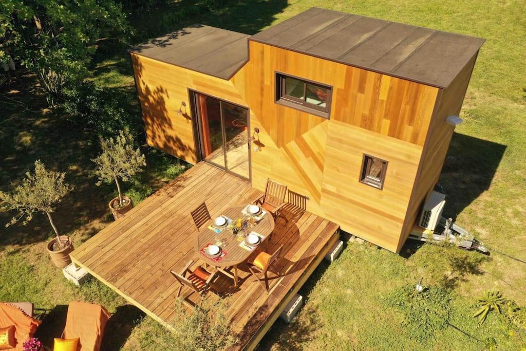 Tiny House Atypique Tout Confort 4 Pers Jardin La Garde  Buitenkant foto